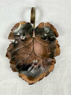 Coppercraft Guild Vintage Leaf Trinket Dish